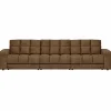 Woood Second date 3-zits bank structure velvet brass Clearance