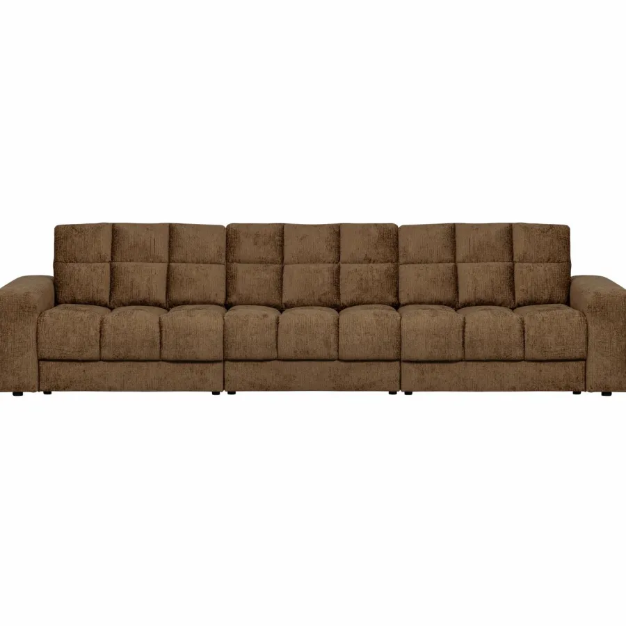 Woood Second date 3-zits bank structure velvet brass Clearance