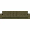 Woood Second date 3-zits bank vintage groen Hot