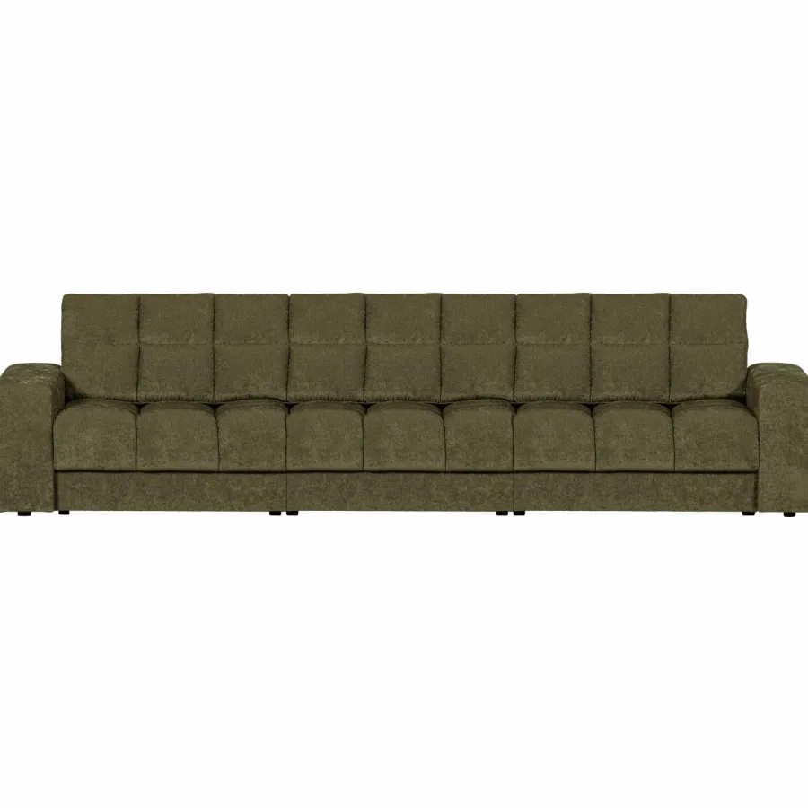 Woood Second date 3-zits bank vintage groen Hot