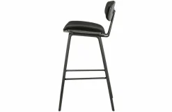 Woood Senn Barstoel Fluweel Zwart Outlet