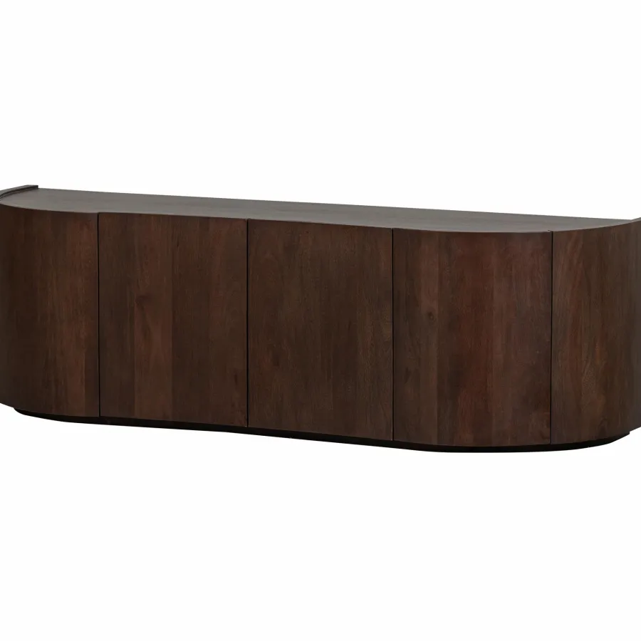 Woood Sense dressoir 4-deurs mango walnoot