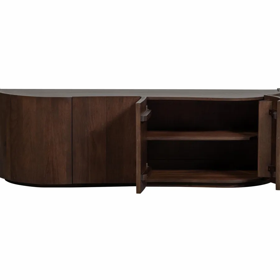 Woood Sense dressoir 4-deurs mango walnoot