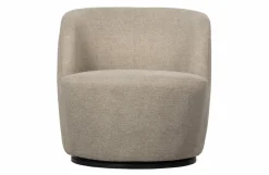 Woood Serra Draaifauteuil Geweven Stof Zand Outlet