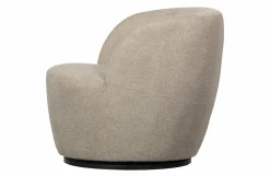 Woood Serra Draaifauteuil Geweven Stof Zand Outlet
