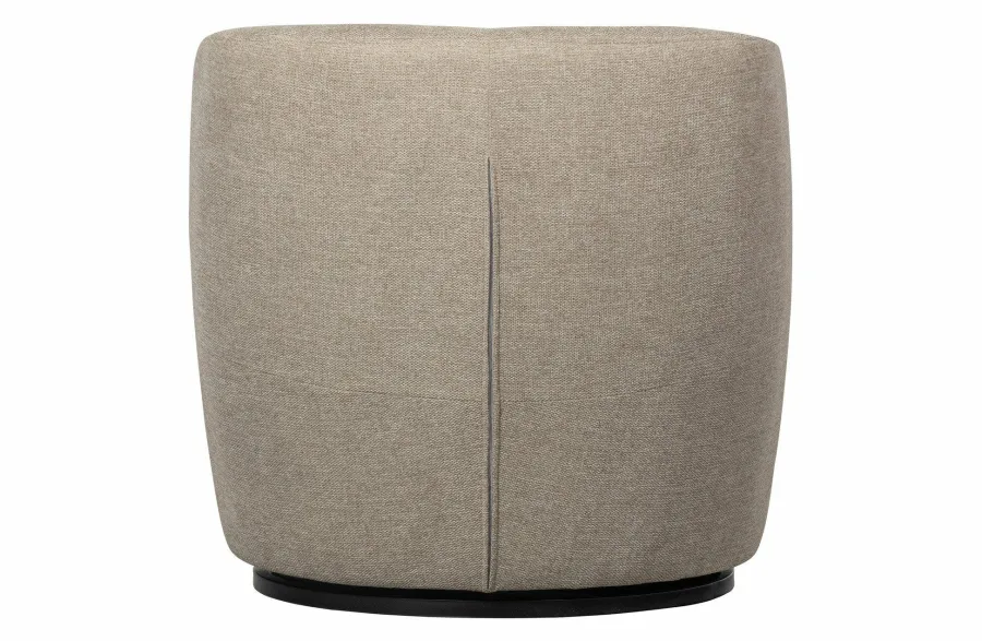 Woood Serra Draaifauteuil Geweven Stof Zand Outlet