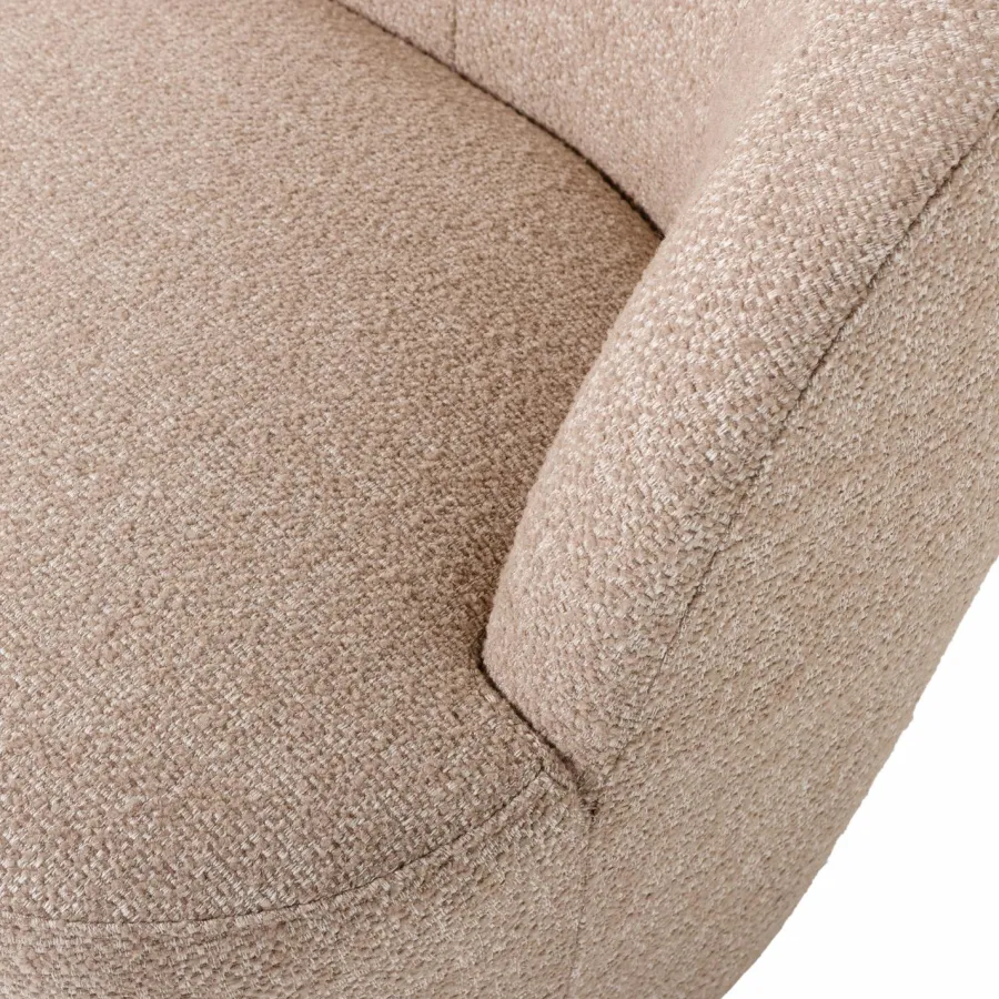 Woood Serra Draaifauteuil Naturel Melange Hot