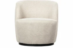 Woood Serra Draaifauteuil Geweven Stof Off White
