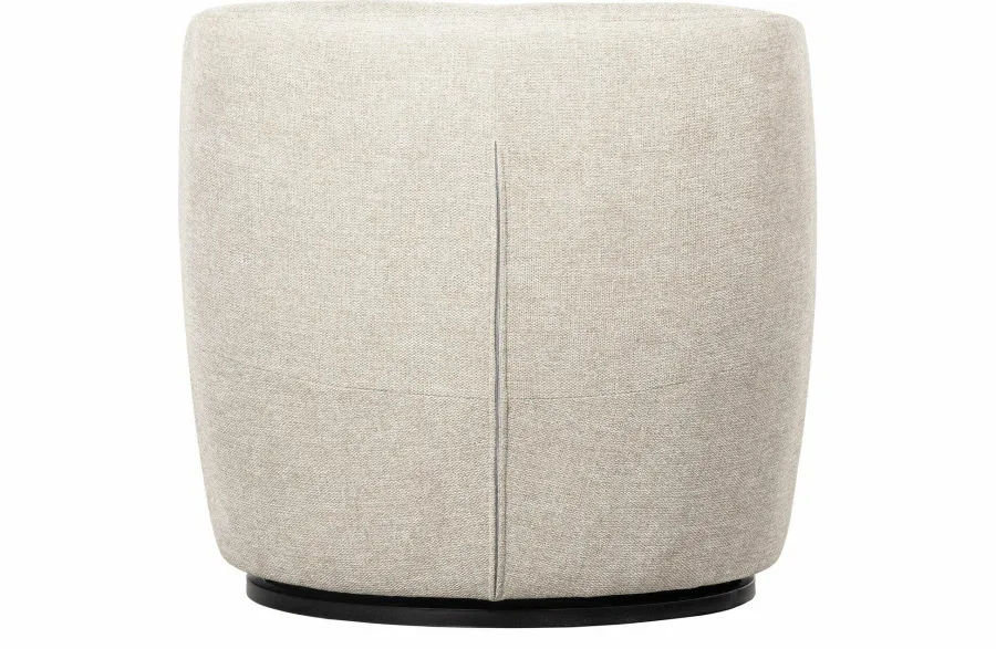 Woood Serra Draaifauteuil Geweven Stof Off White