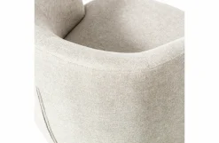 Woood Serra Draaifauteuil Geweven Stof Off White