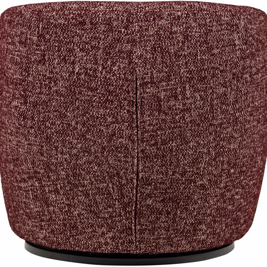 Woood Serra Draaifauteuil Bordeauxrood Melange Discount