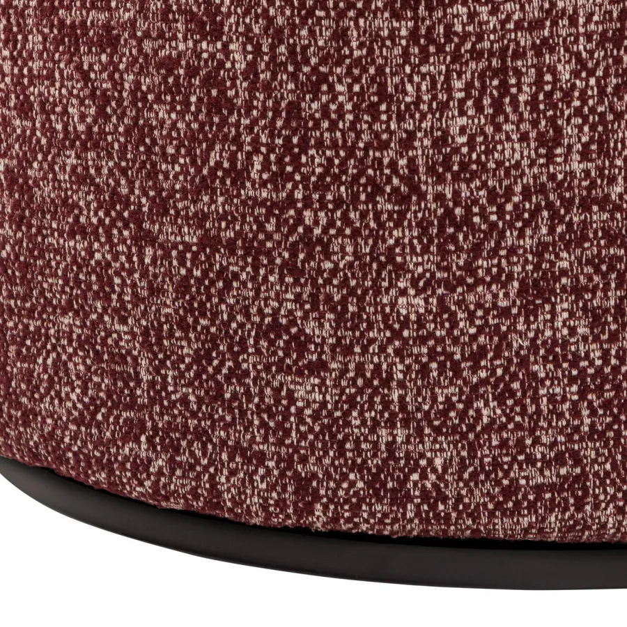Woood Serra Draaifauteuil Bordeauxrood Melange Discount