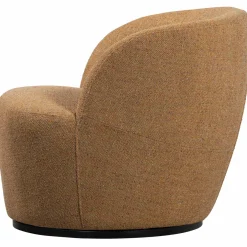 Woood Serra draaifauteuil melange stof curry Outlet