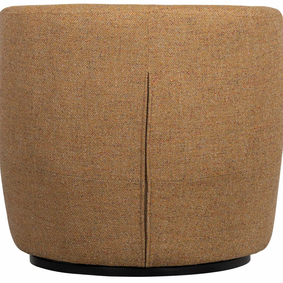 Woood Serra draaifauteuil melange stof curry Outlet