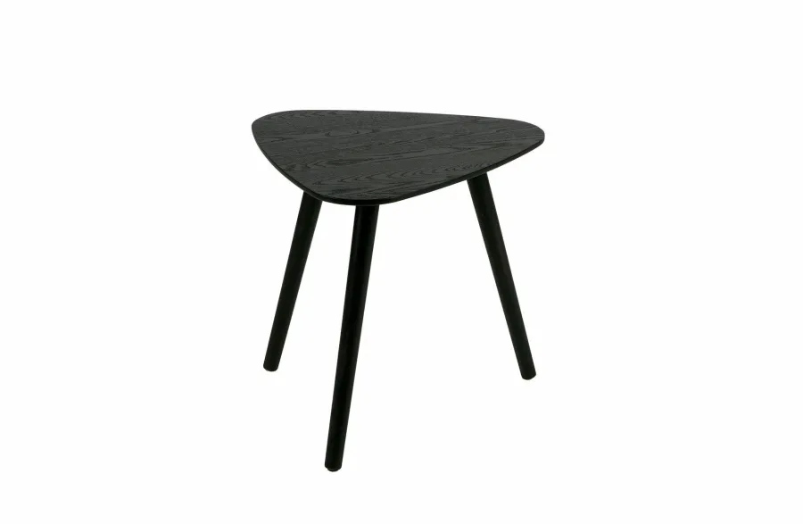 Woood Set van 2 - Nila Bijzettafels Zwart Discount