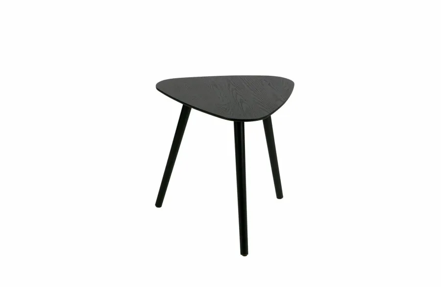 Woood Set van 2 - Nila Bijzettafels Zwart Discount