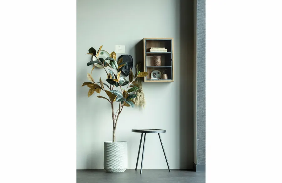 Woood Set van 3 - Lize Bijzettafels Hout/metaal Discount
