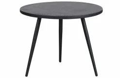 Woood Set van 2 - Suze Bijzettafels Hout/metaal Zwart Best