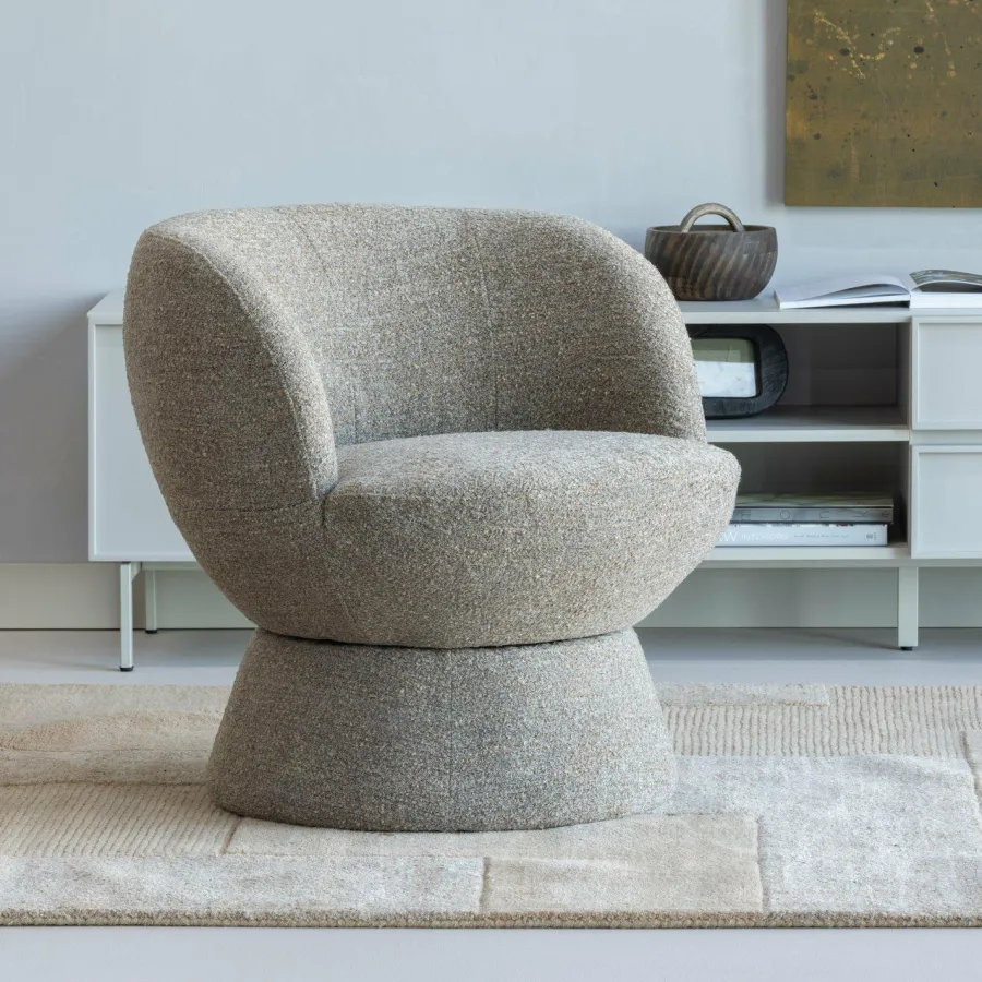 Woood Shuffle Draaifauteuil Bruin Melange Online