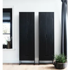 Woood Silas Hoge Kast Essen Blacknight [fsc] Online