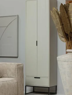 Woood Silas Hoge Kast geborsteld grenen dust [fsc] Best