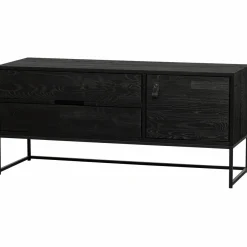 Woood Silas tv meubel 120cm essen blacknight [fsc] Outlet