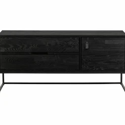 Woood Silas tv meubel 120cm essen blacknight [fsc] Outlet