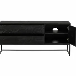 Woood Silas tv meubel 120cm essen blacknight [fsc] Outlet