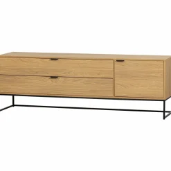 Woood Silas tv meubel 180cm eiken decor [fsc] Outlet