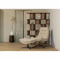 Woood Sinne boekenkast mango hout walnoot 180x130cm Outlet
