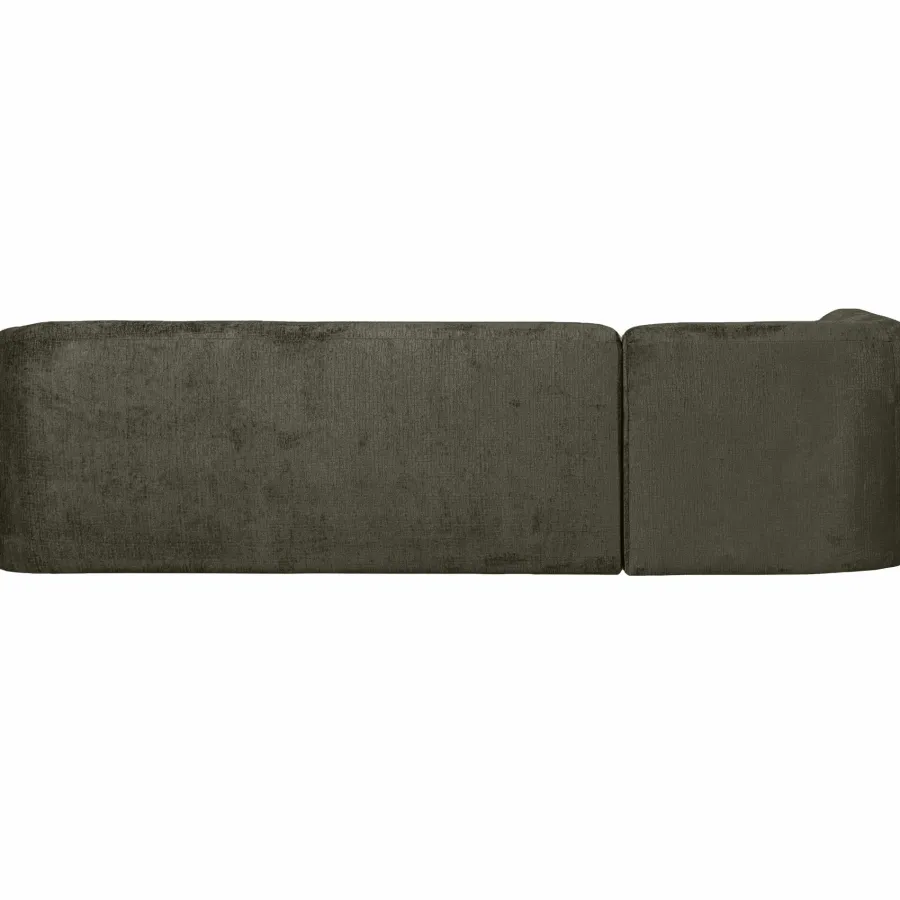 Woood Sloping hoekbank links structure velvet frost Sale