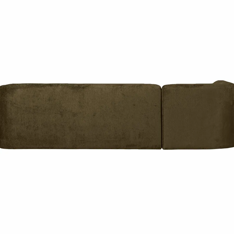 Woood Sloping hoekbank links structure velvet bonsai Online