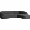 Woood Sloping hoekbank rechts structure velvet mountain Online
