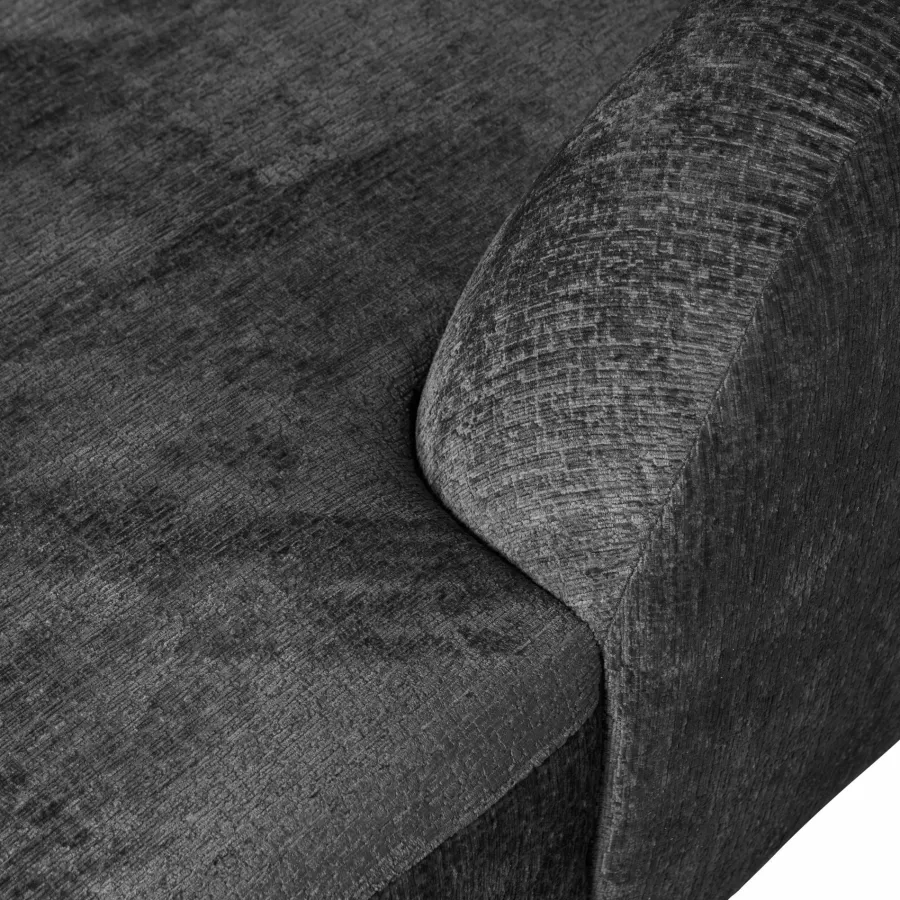 Woood Sloping hoekbank rechts structure velvet mountain Online