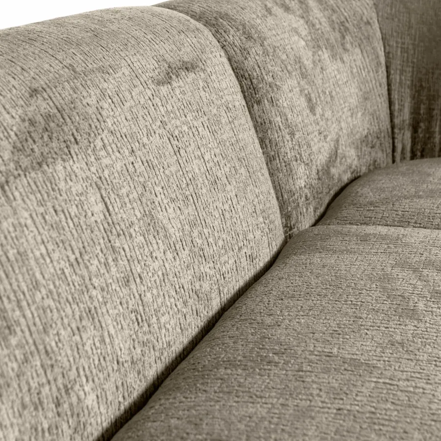 Woood Sloping hoekbank rechts structure velvet wheatfield Outlet