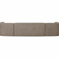 Woood Sloping u-vorm bank lichtbruin melange New