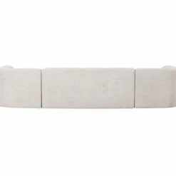 Woood Sloping u-vorm bank pearl melange New