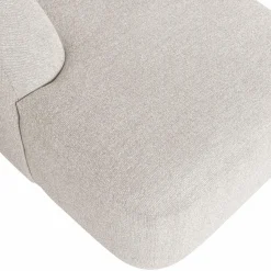 Woood Sloping u-vorm bank pearl melange New