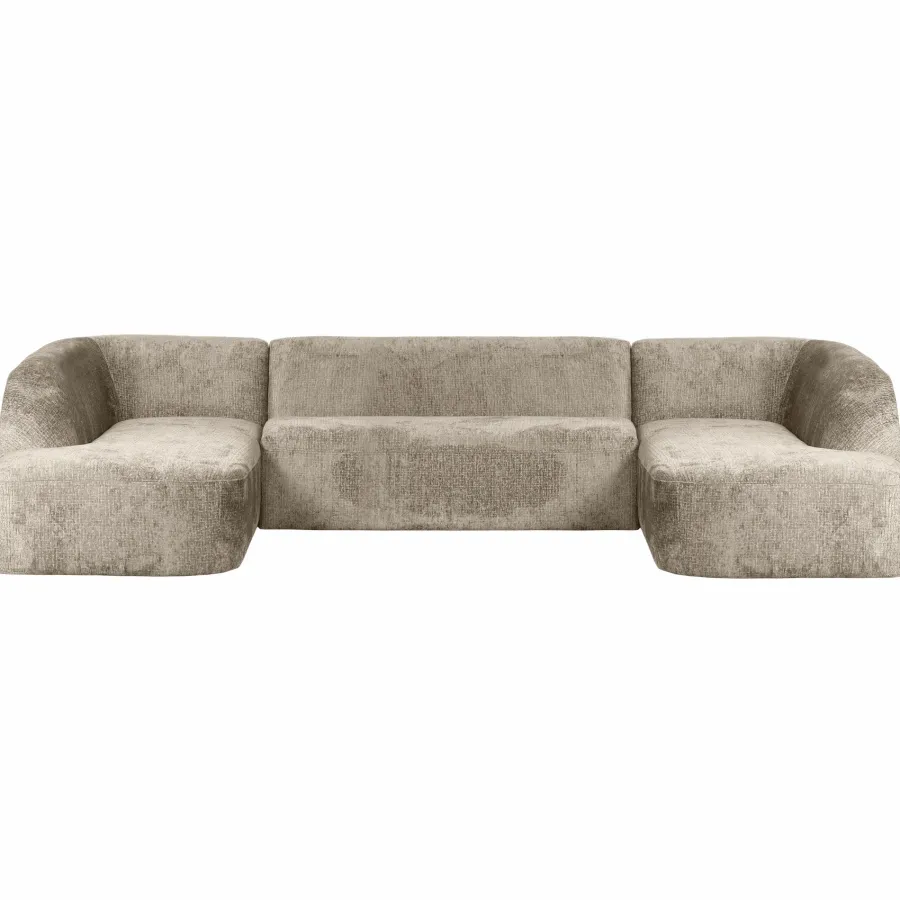 Woood Sloping u-vorm bank structure velvet wheatfield Online