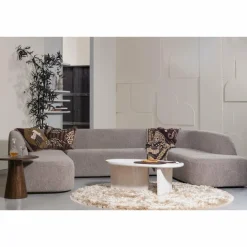 Woood Sloping u-vorm bank grijs melange Clearance