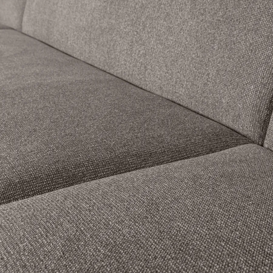 Woood Sloping u-vorm bank grijs melange Clearance