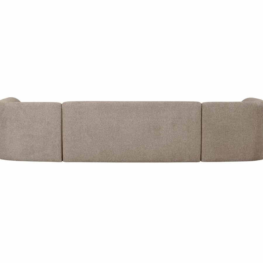 Woood Sloping u-vorm bank naturel melange Clearance