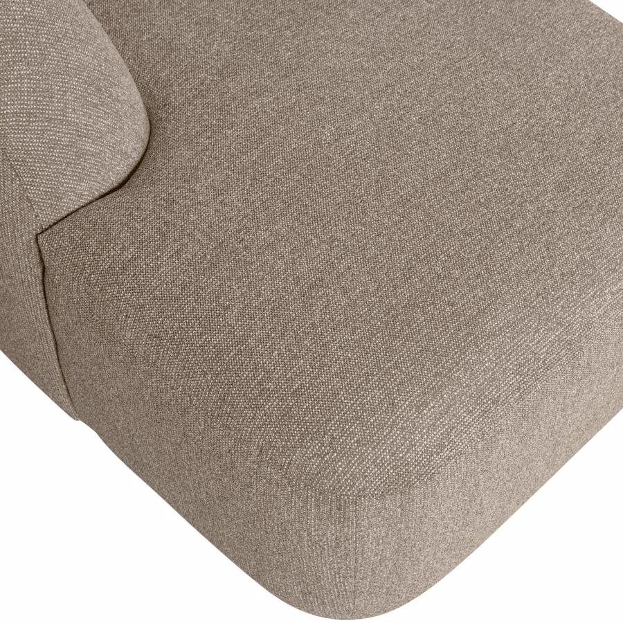 Woood Sloping u-vorm bank naturel melange Clearance
