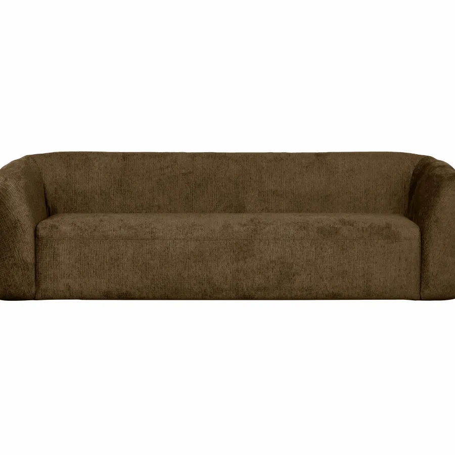 Woood Sloping 3-zits bank structure velvet brass Online