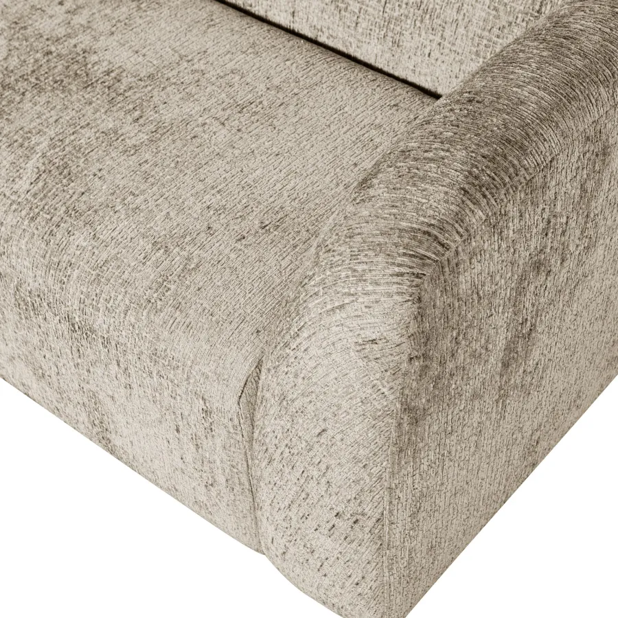Woood Sloping 3-zits bank structure velvet wheatfield Outlet