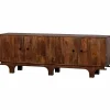 Woood Staes dressoir 4-deurs mango hout walnoot Discount