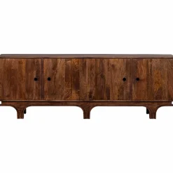 Woood Staes dressoir 4-deurs mango hout walnoot Discount