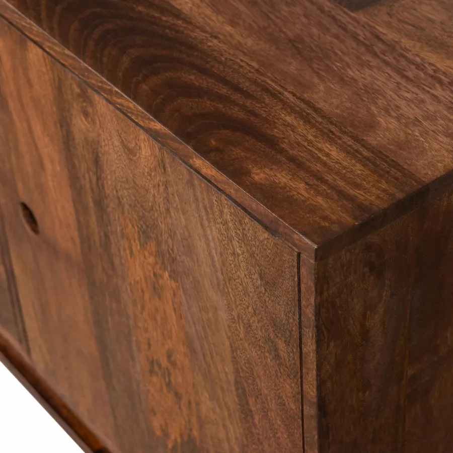 Woood Staes dressoir 4-deurs mango hout walnoot Discount