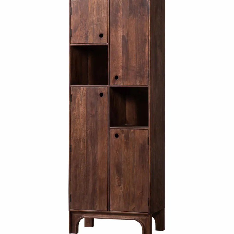 Woood STAES opbergkast mango hout walnoot Clearance