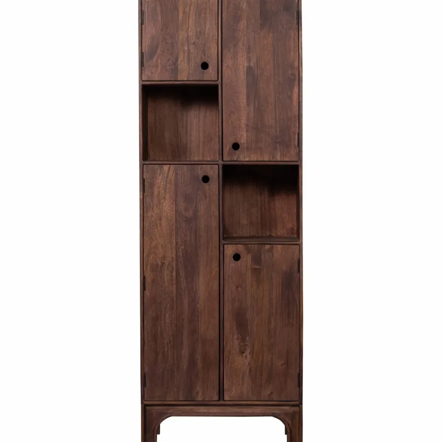 Woood STAES opbergkast mango hout walnoot Clearance